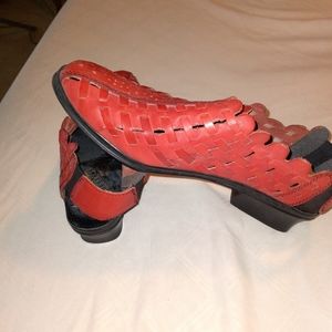 Rieker Antistress European Leather Woven Shoes